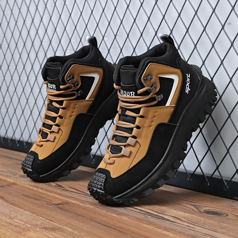 Men'S Shoes For Work - Men's Wide Width Hiking Shoes Non-Slip