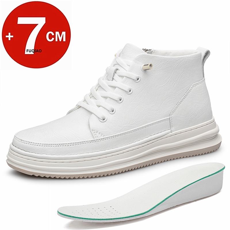 Men'S Shoes With Height Increase - High-top Men Inner Heightening Shoes Cow