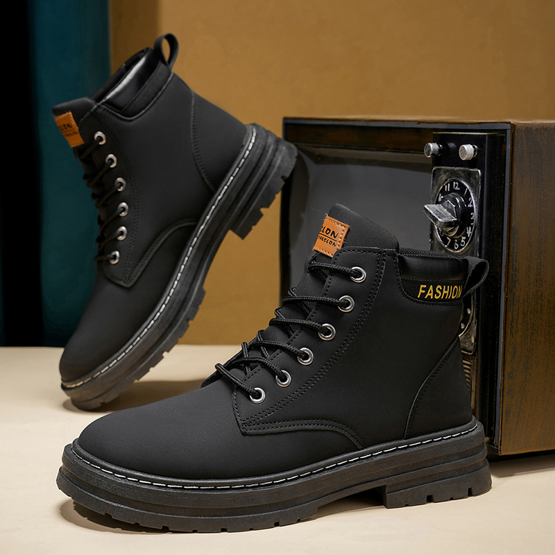Men'S Shoes For Work - 2025 Men's New Classic Mid-Cut Boots