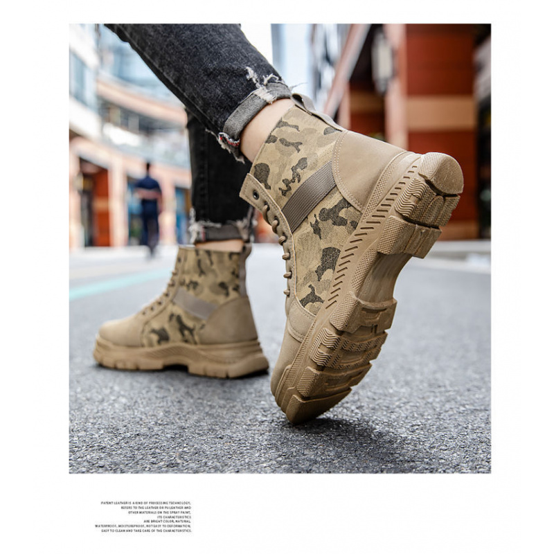 Men'S Shoes For Work - New Fashion men's high top boots