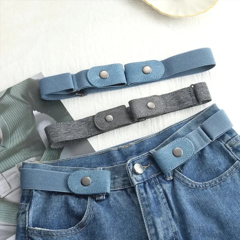 Men'S Shoes For Jeans - Adjustable Stretch Belt No Buckle Invisible