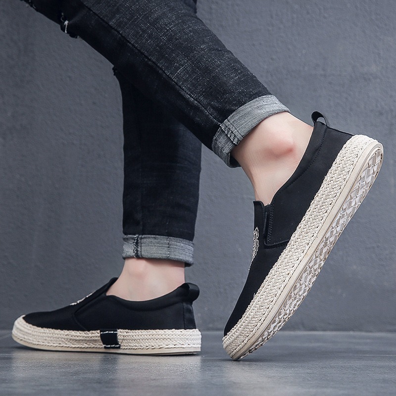 black Breathable shoes for man - Men'S Shoes Loafers Casual のレビューと価格