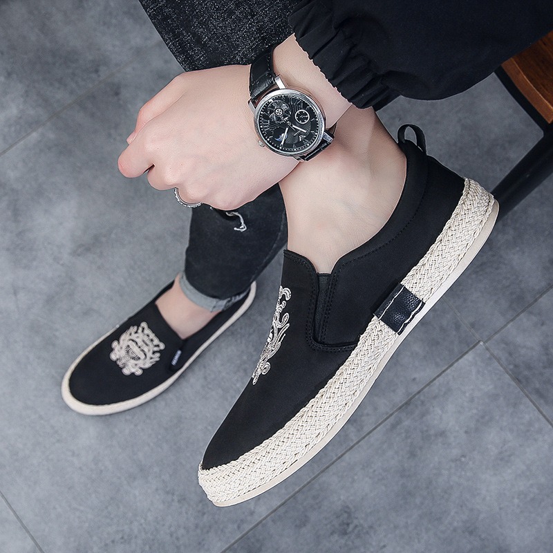 black Breathable shoes for man - Men'S Shoes Loafers Casual のレビューと価格