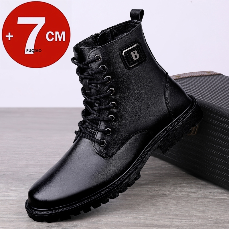 Men's Genuine Leather Elevator - Men'S Shoes With Height Increase のレビューと価格