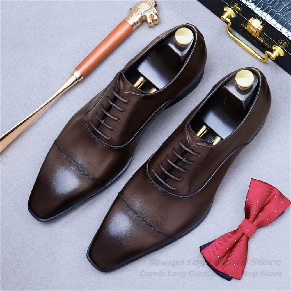 Men Oxford Leather Shoes New B - Men'S Shoes For Suits のレビューと価格