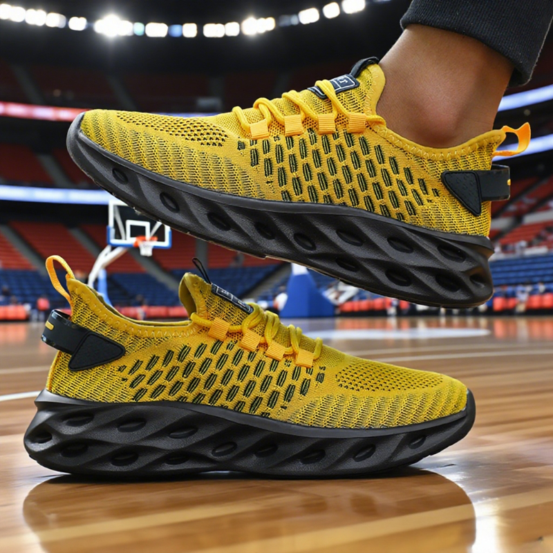 Men's Athletic Basketball Snea - Men Shoes Yellow のレビューと価格