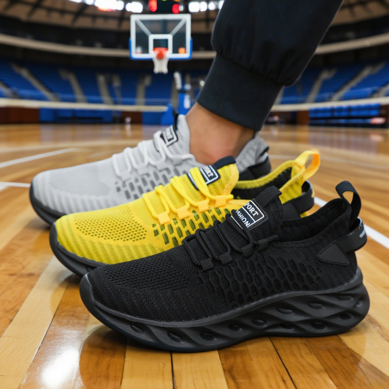 Men's Athletic Basketball Snea - Men Shoes Yellow のレビューと価格