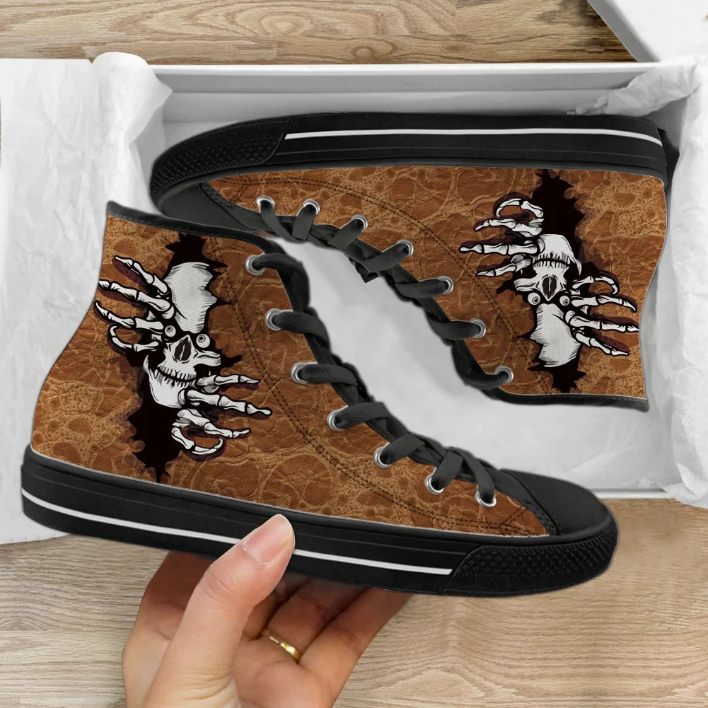 Crazy Skeleton Red Custom High - Men Shoes Red のレビューと価格