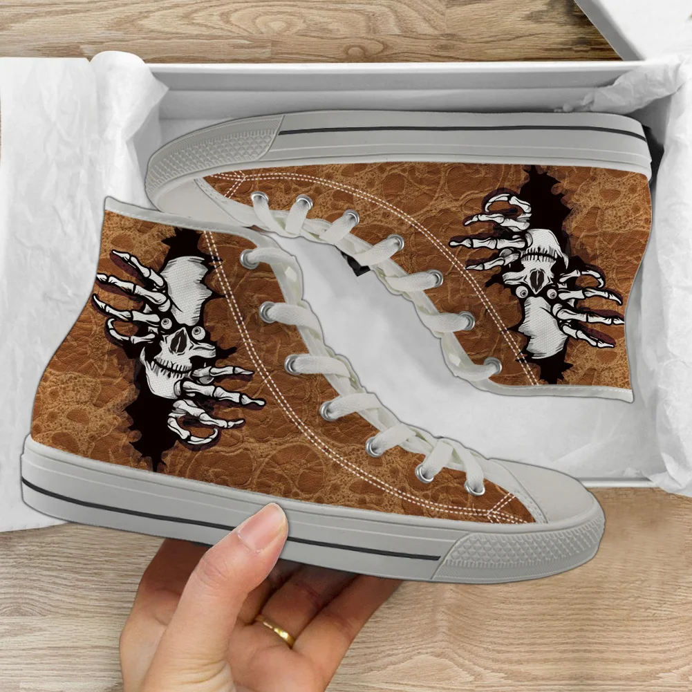 Crazy Skeleton Red Custom High - Men Shoes Red のレビューと価格