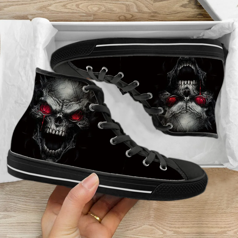 Crazy Skeleton Red Custom High - Men Shoes Red のレビューと価格