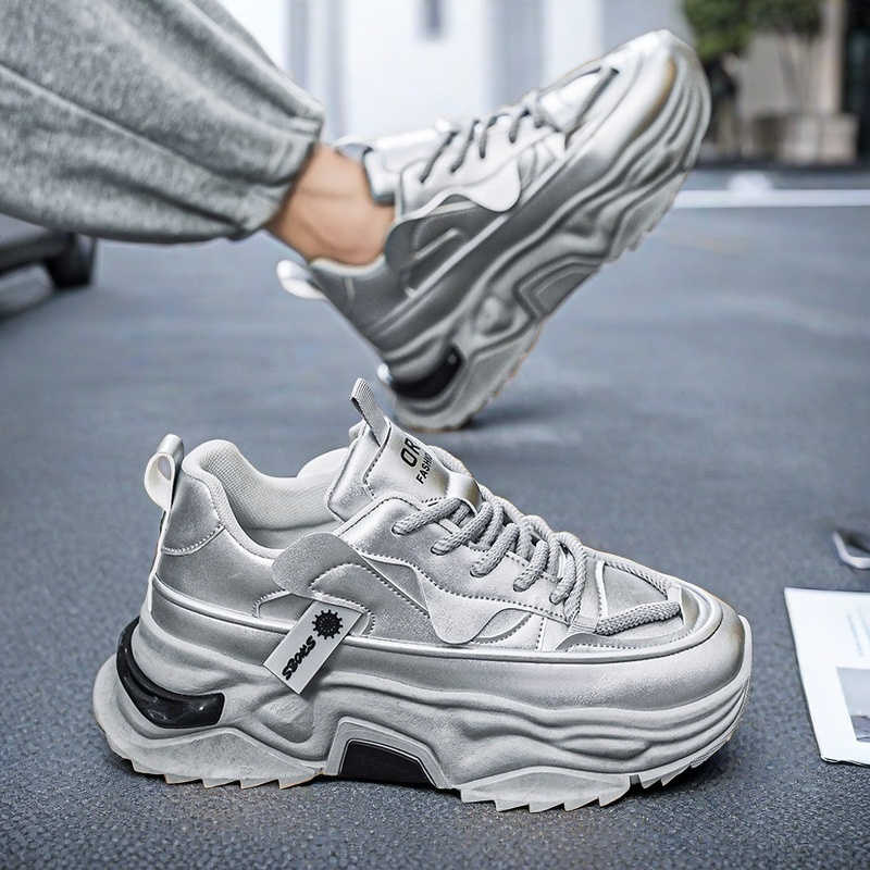 Black Platforme Tennis Man Spo - Men'S Shoes For Tennis のレビューと価格