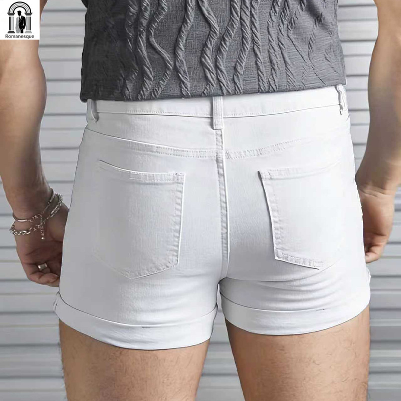 Men's Sexy Slim Fit White Deni - Men'S Shoes For Jeans のレビューと価格