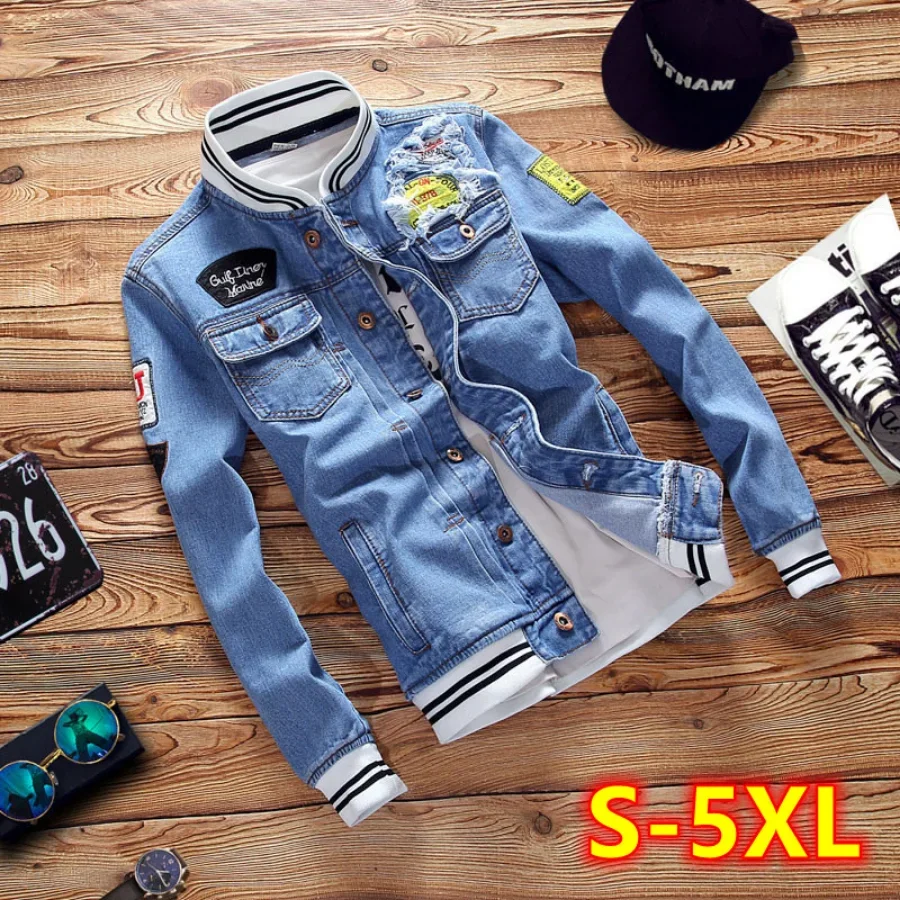 New 2026 Men's Denim Jackets F - Men'S Shoes For Jeans のレビューと価格