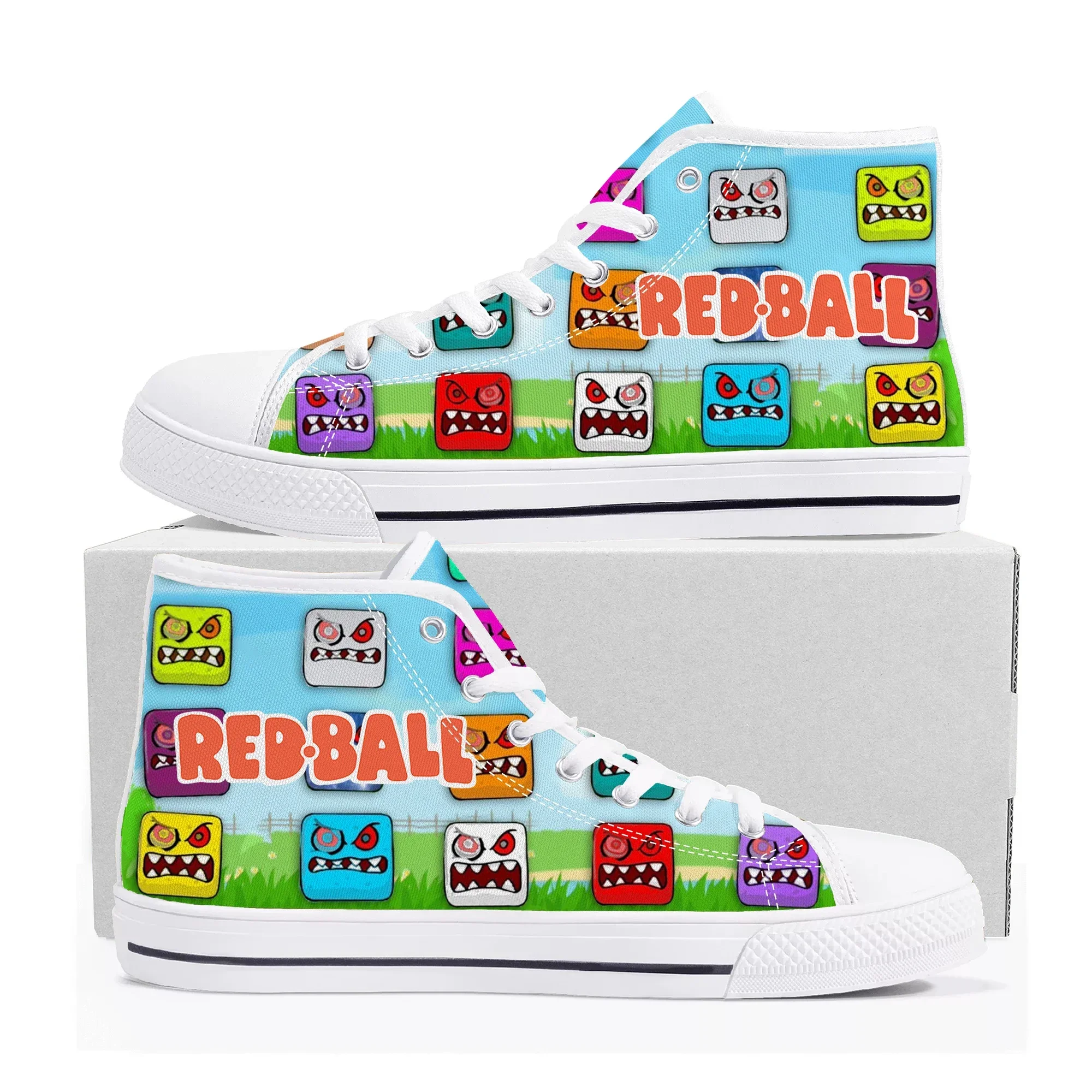 Red Ball High Top Sneakers Hot - Men Shoes Red のレビューと価格