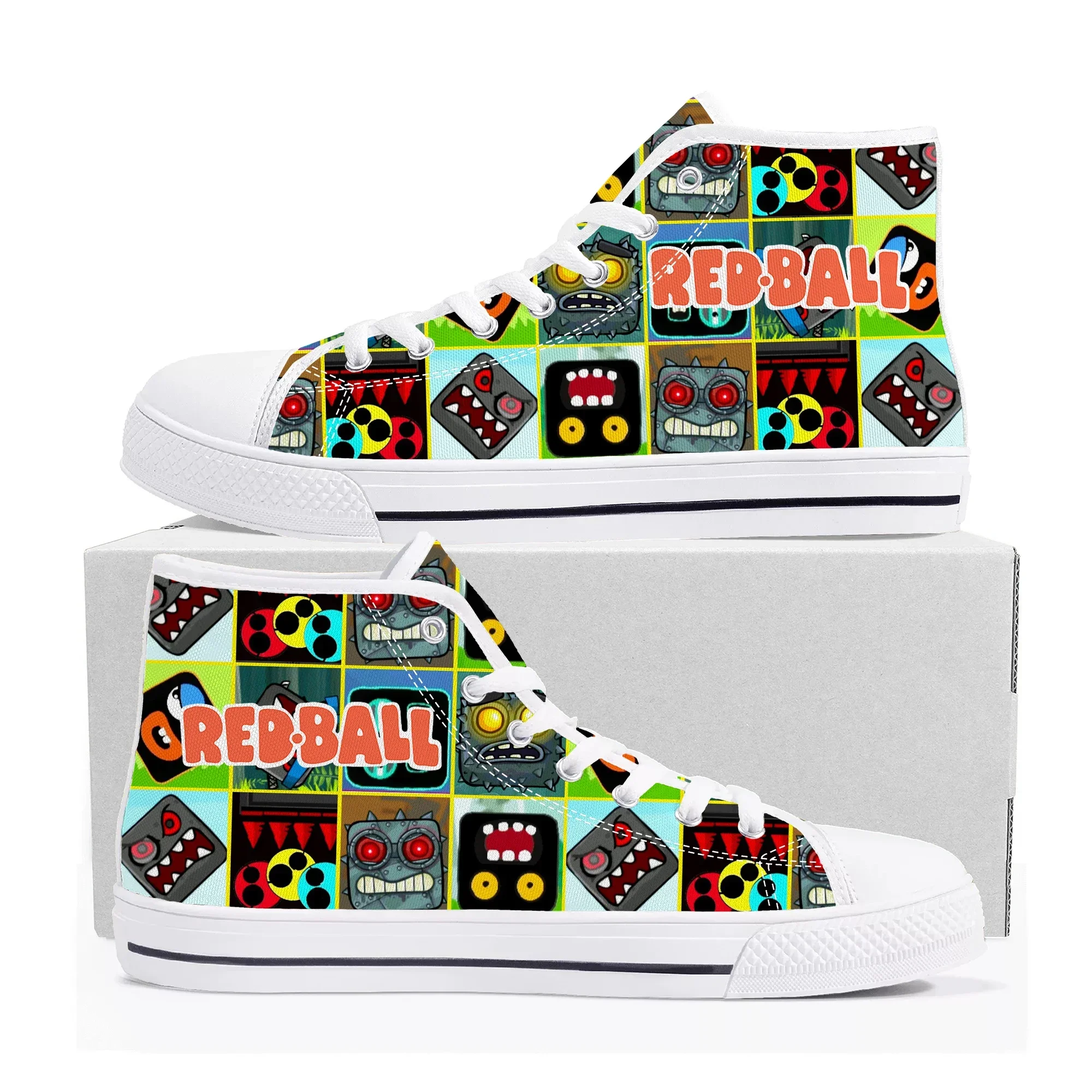 Red Ball High Top Sneakers Hot - Men Shoes Red のレビューと価格