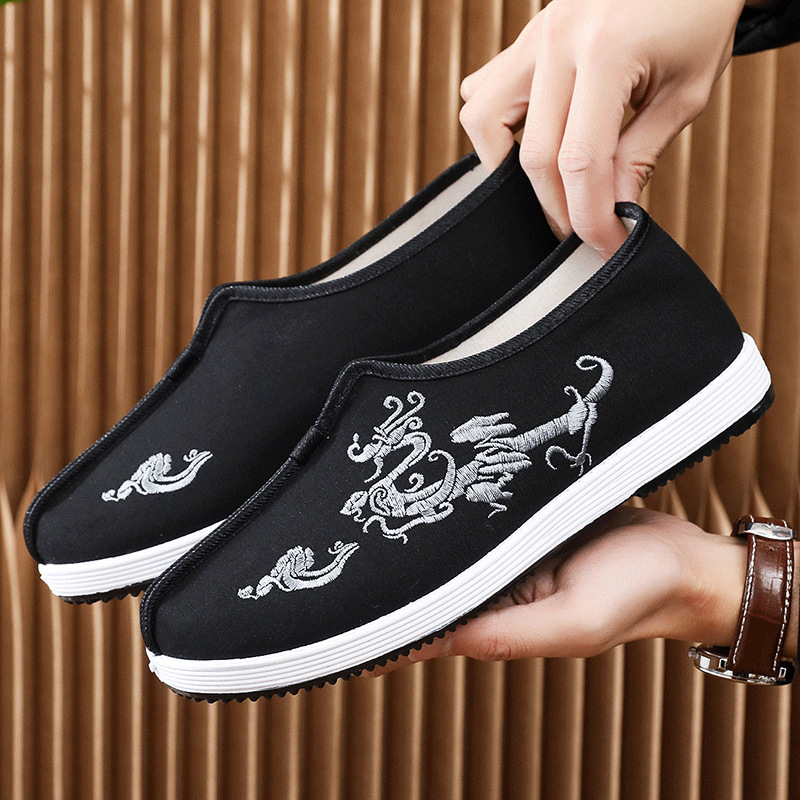 Beijing Style Men's Cotton Fab - Men'S Shoes With Toes のレビューと価格