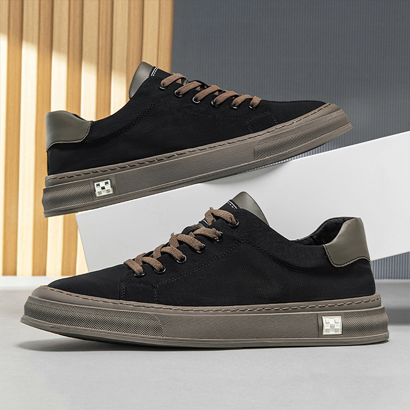 Versatile Lace-Up Men's Sneake - Men'S Shoes With Toes のレビューと価格