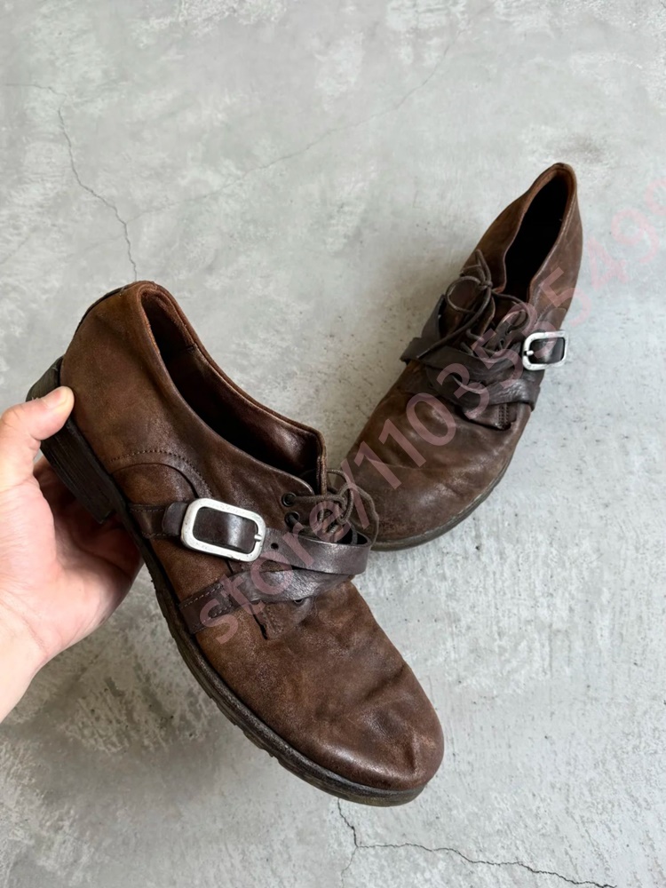 2026 Retro Distressed Brown Le - Men'S Shoes To Women'S のレビューと価格