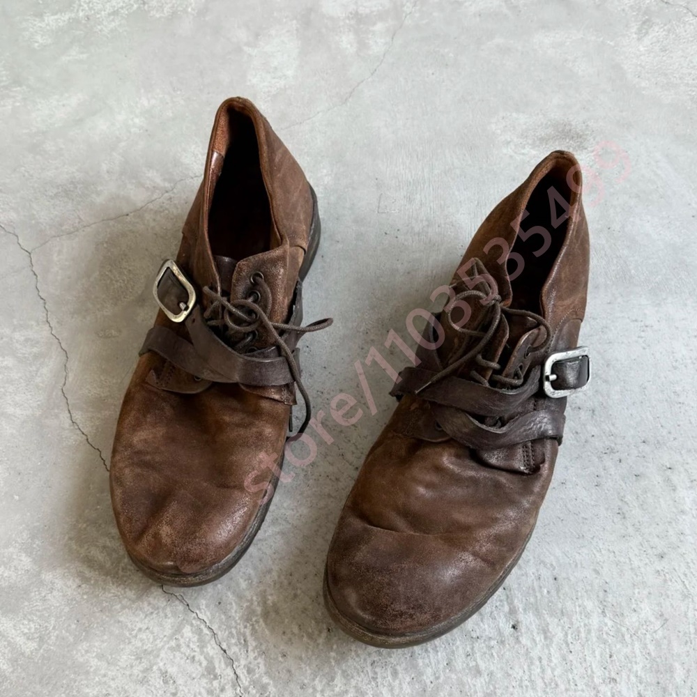 2026 Retro Distressed Brown Le - Men'S Shoes To Women'S のレビューと価格