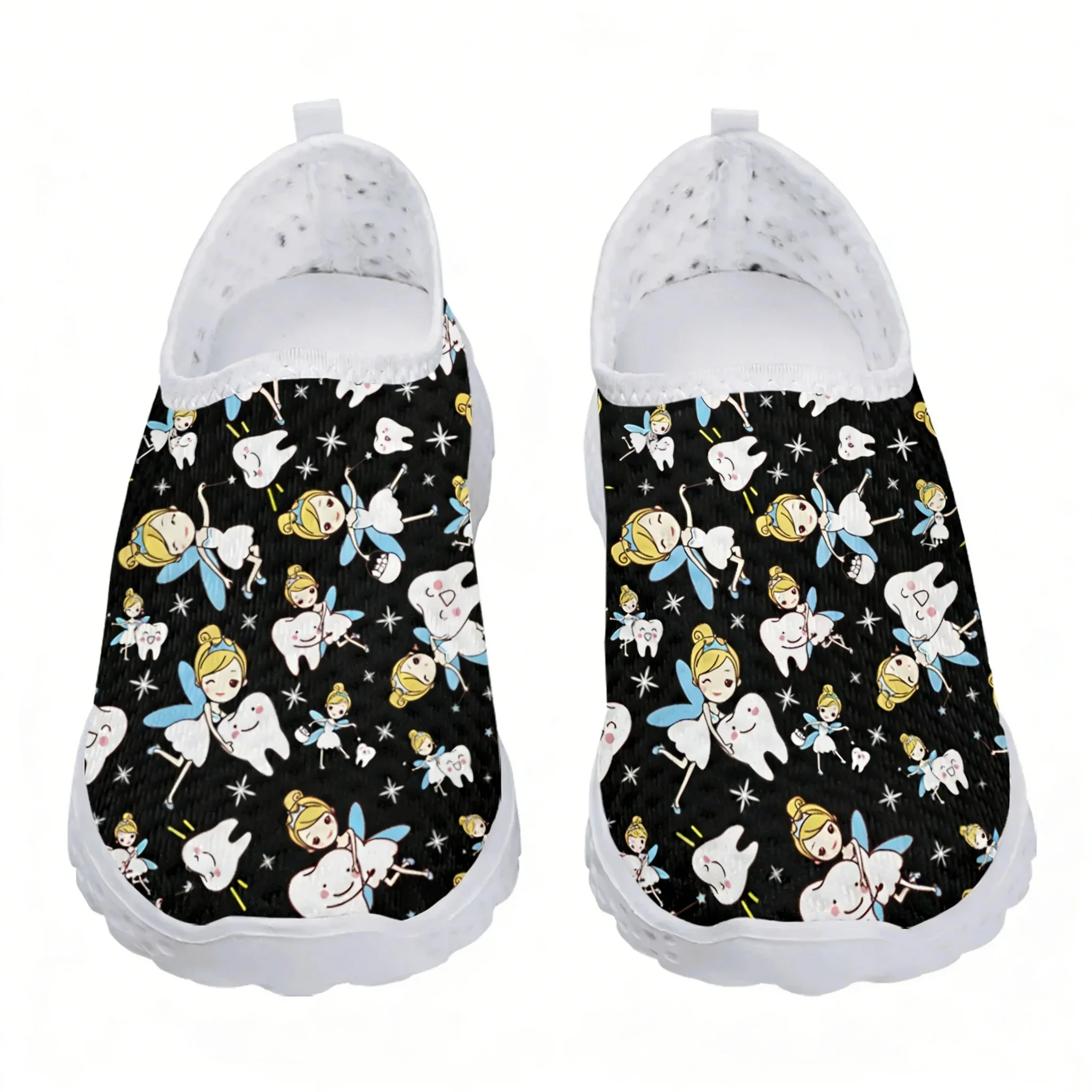 Cute Cartoon Nurse Elf/Teeth M - Men'S Shoes For Tennis のレビューと価格