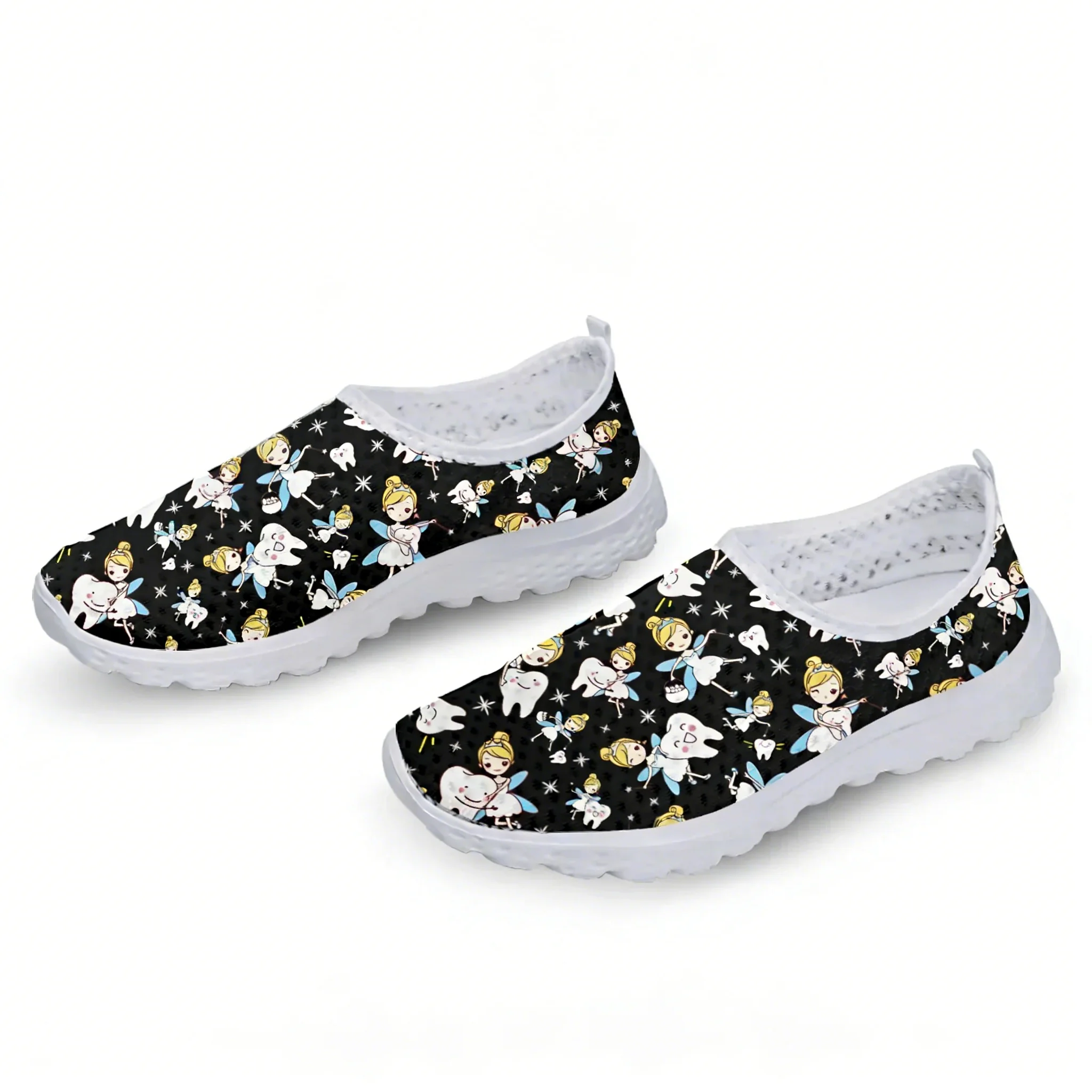 Cute Cartoon Nurse Elf/Teeth M - Men'S Shoes For Tennis のレビューと価格