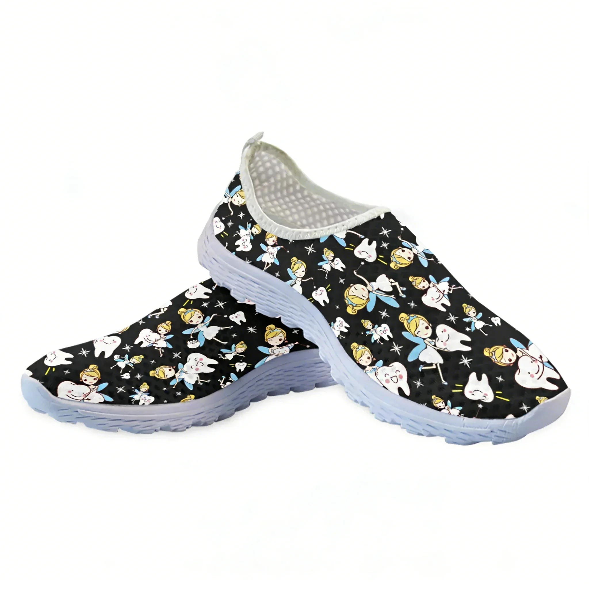 Cute Cartoon Nurse Elf/Teeth M - Men'S Shoes For Tennis のレビューと価格