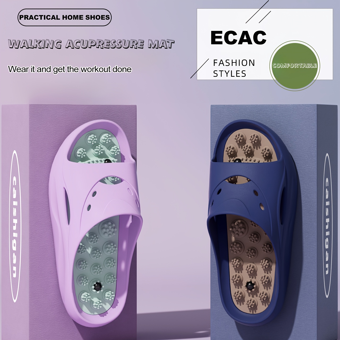 Women Men EVA Massage Slippers - Men'S Shoes To Women'S のレビューと価格
