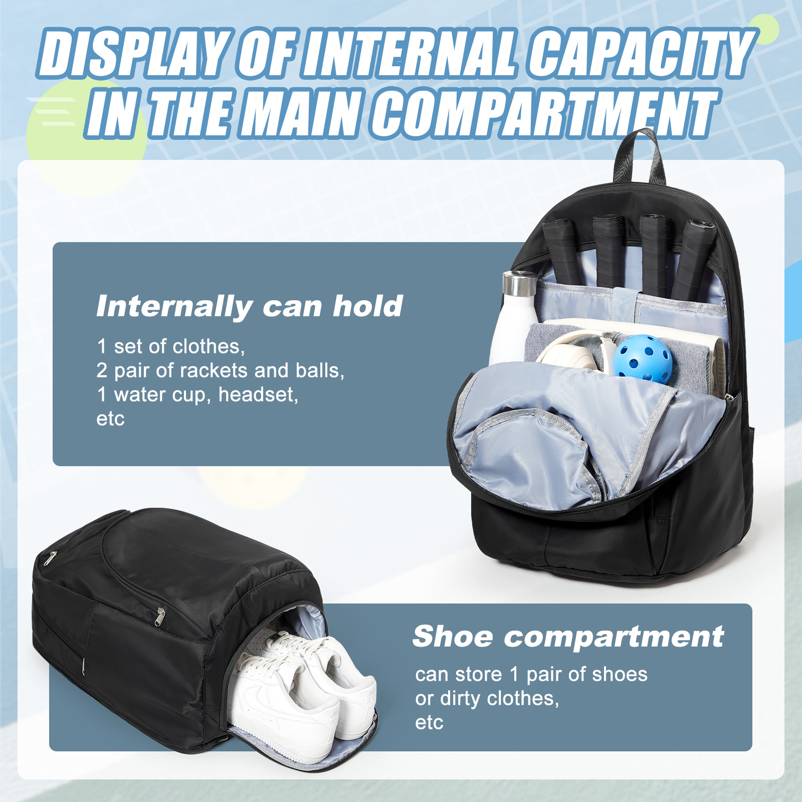 Tennis Bag Tennis Backpack 2 R - Men'S Shoes To Women'S のレビューと価格