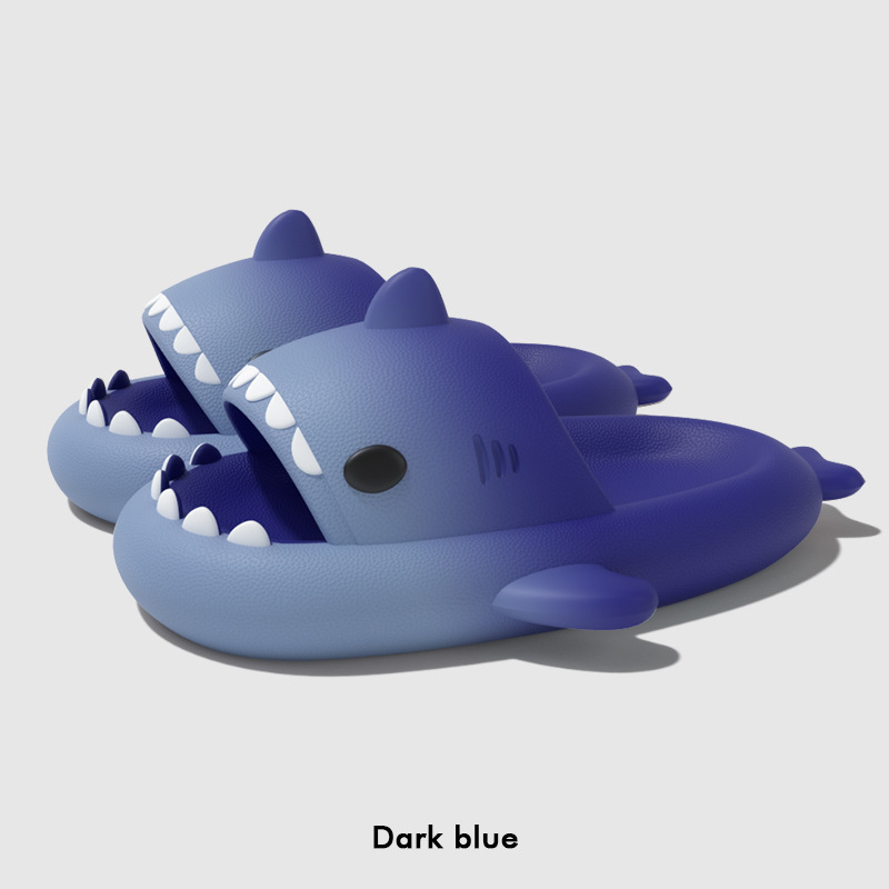 Cute Cartoon Shark Slippers Fo - Men'S Shoes To Women'S のレビューと価格