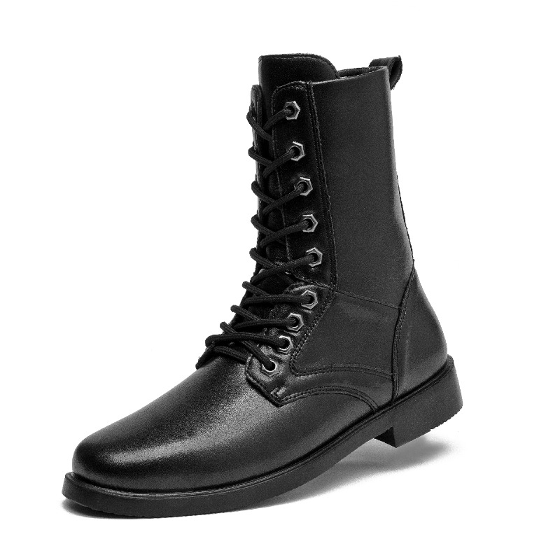 High-top Leather Boots Outdoor - Men'S Shoes For Work のレビューと価格