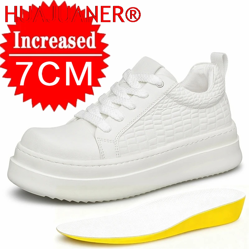 Men's Leather Elevator Shoes 7 - Men'S Shoes With Height Increase のレビューと価格