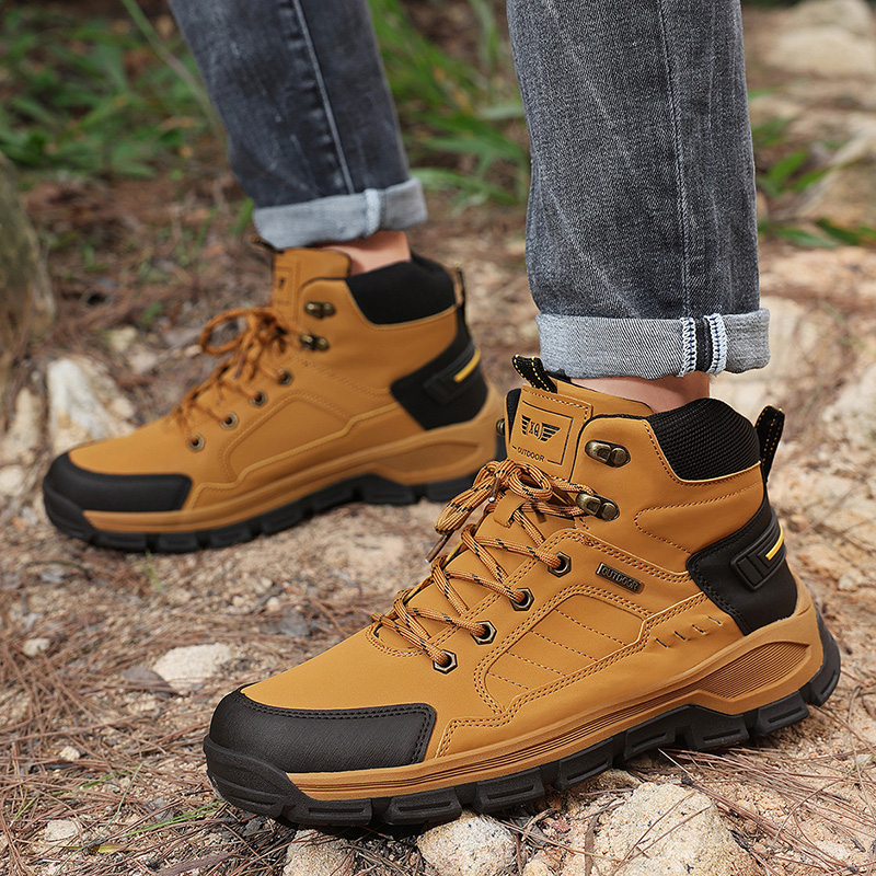 New Autumn Men's Boots Fashion - Men'S Shoes For Work のレビューと価格