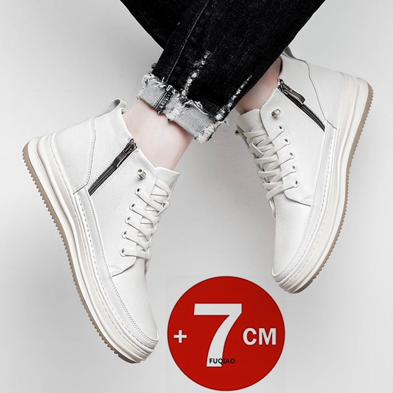 High-top Men Inner Heightening - Men'S Shoes With Height Increase のレビューと価格
