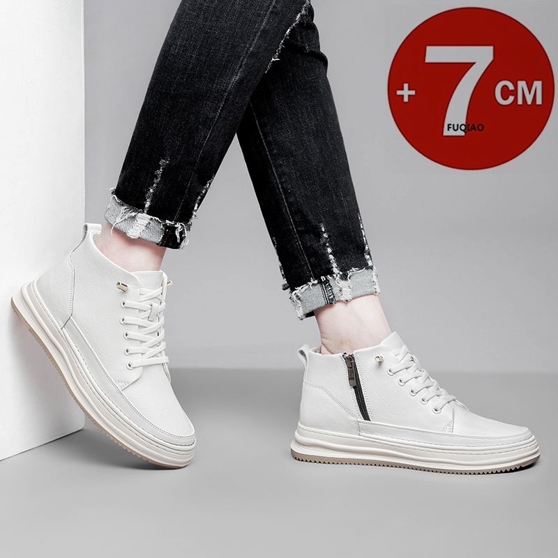 High-top Men Inner Heightening - Men'S Shoes With Height Increase のレビューと価格