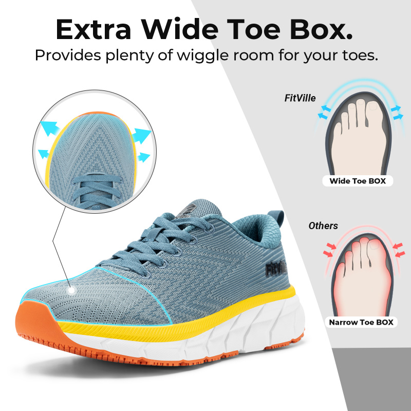 FitVille Wide Toe Box Men'S Sh - Men'S Shoes Wide Width のレビューと価格