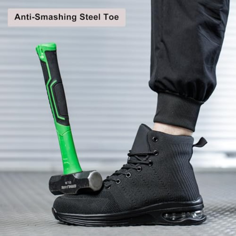 Steel Toe Work Boots for Men o - Men'S Shoes For Tennis のレビューと価格