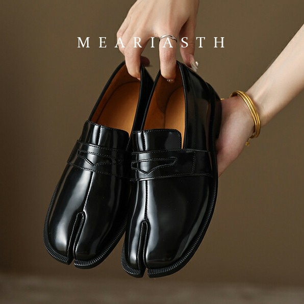 black Tabi Shoes Split Toe Pat - Men'S Shoes Wide Width のレビューと価格