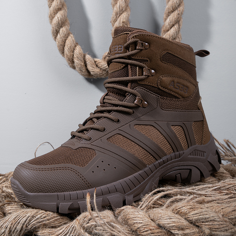 Men Tactical Boots Lace Up Des - Men'S Shoes For Work のレビューと価格