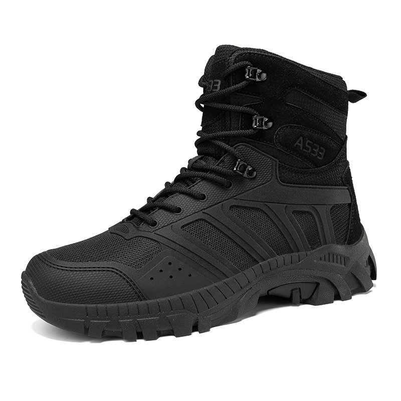 Men Tactical Boots Lace Up Des - Men'S Shoes For Work のレビューと価格