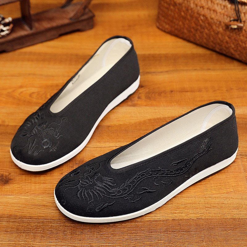 Vintage Chinese Kung Fu Shoes  - Men Shoes Yellow のレビューと価格