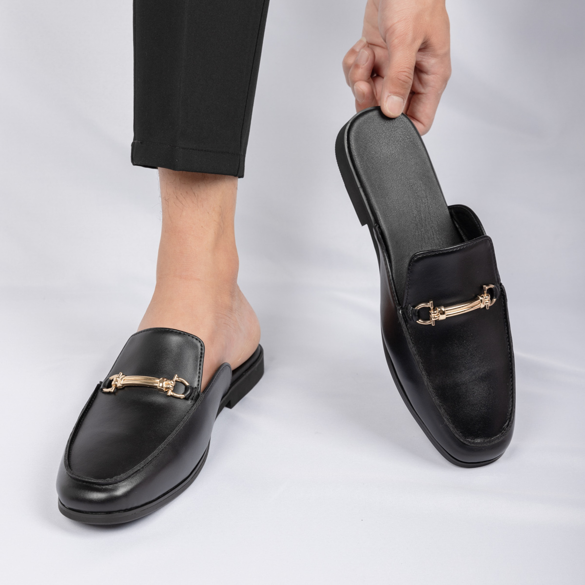 Fashion Men's Slip-on Half Sli - Men'S Shoes For Suits のレビューと価格