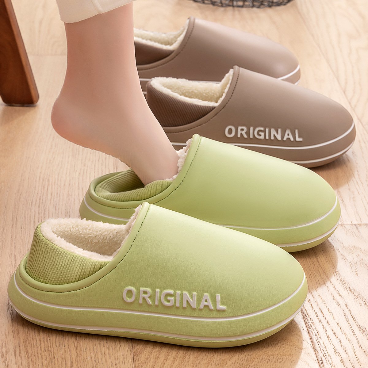 House Fuzzy Slipper Women Wint - Men'S Shoes Grip のレビューと価格