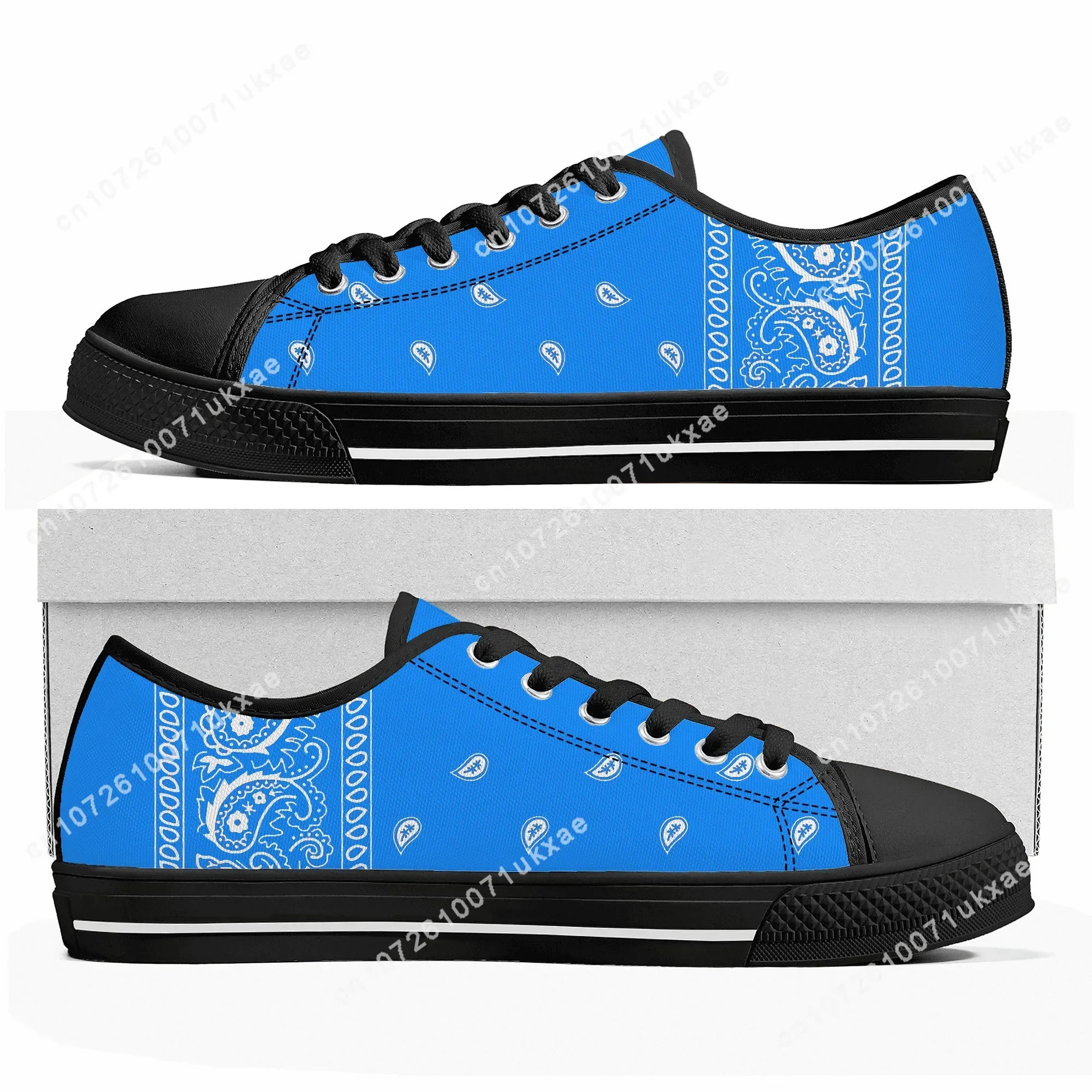 Bandana Paisley Low Top Sneake - Men Shoes Red のレビューと価格