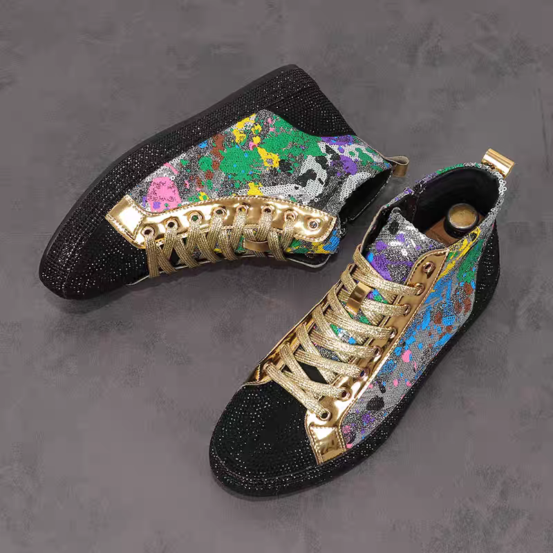 European fashion rhinestone se - Men Shoes Red のレビューと価格