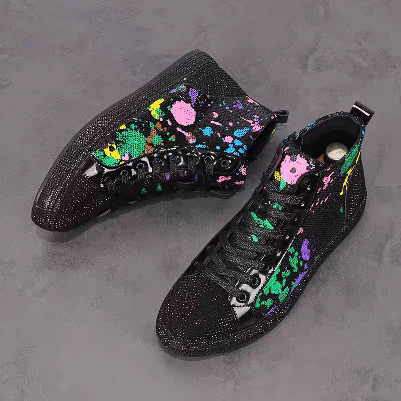 European fashion rhinestone se - Men Shoes Red のレビューと価格