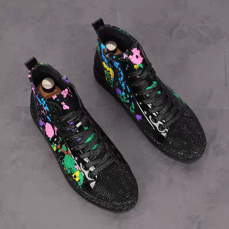 European fashion rhinestone se - Men Shoes Red のレビューと価格