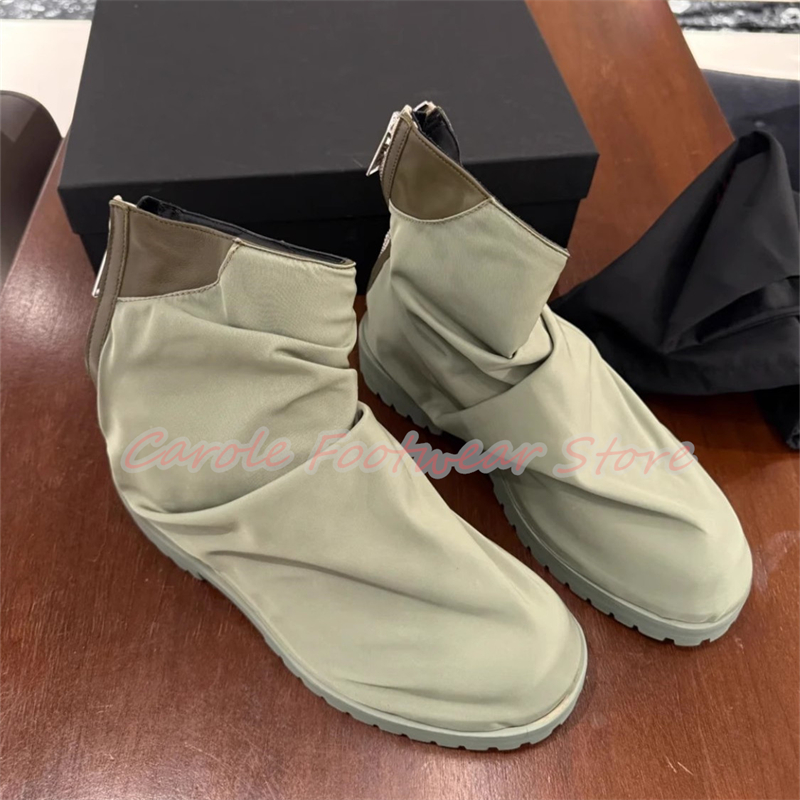 Pleated Nylon Cloth High Top M - Men'S Shoes With Height Increase のレビューと価格