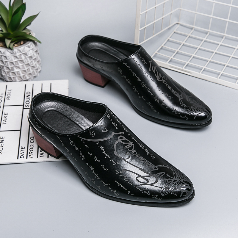 Men Brown Leather Mules Slippe - Men'S Shoes With Toes のレビューと価格