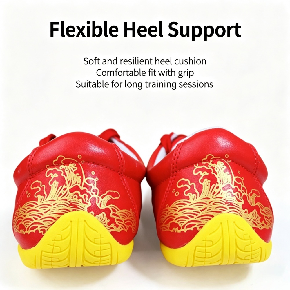 Genuine Leather Tai Chi Shoes  - Men Shoes Yellow のレビューと価格