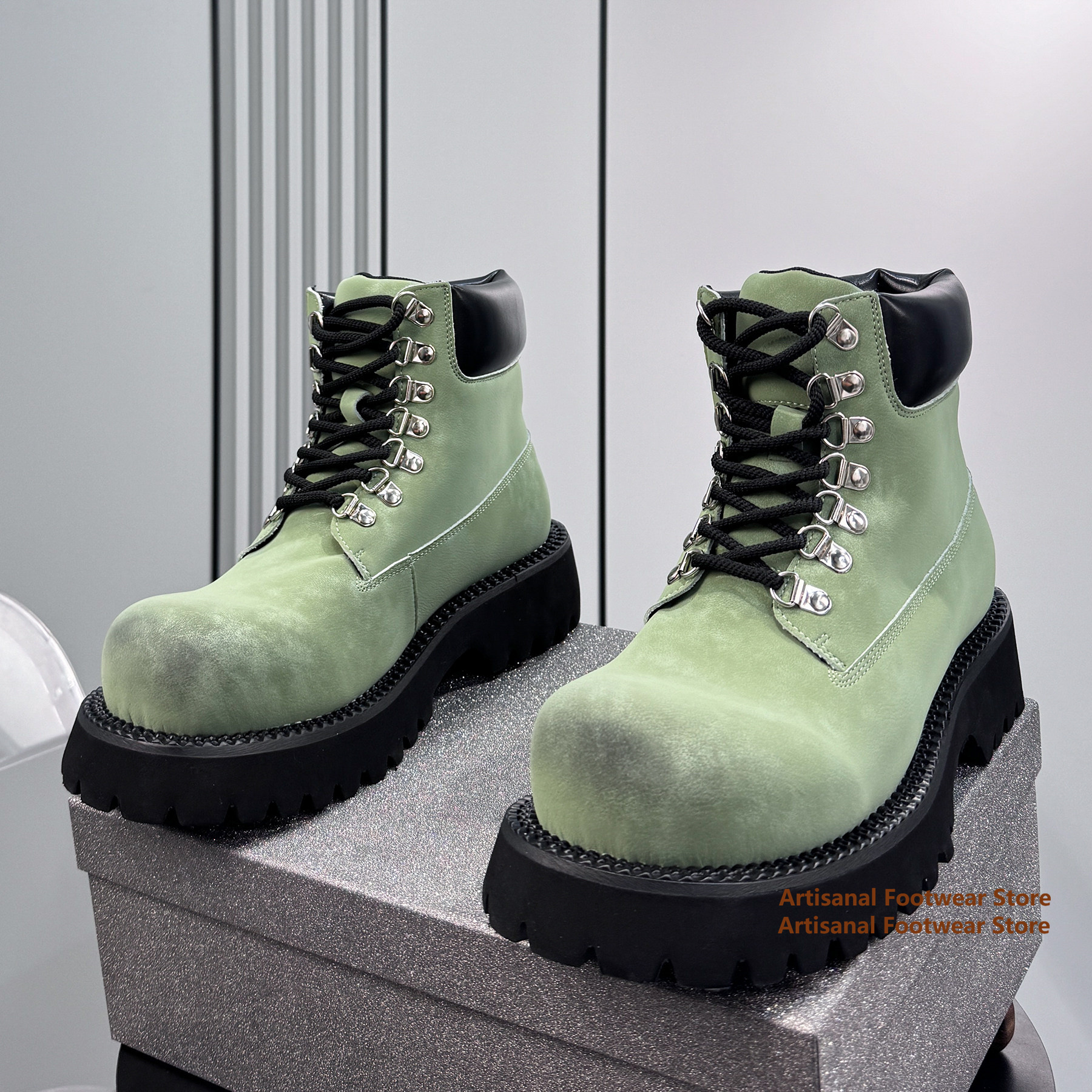 Thick-Soled High Top Men's Boo - Men'S Shoes With Height Increase のレビューと価格